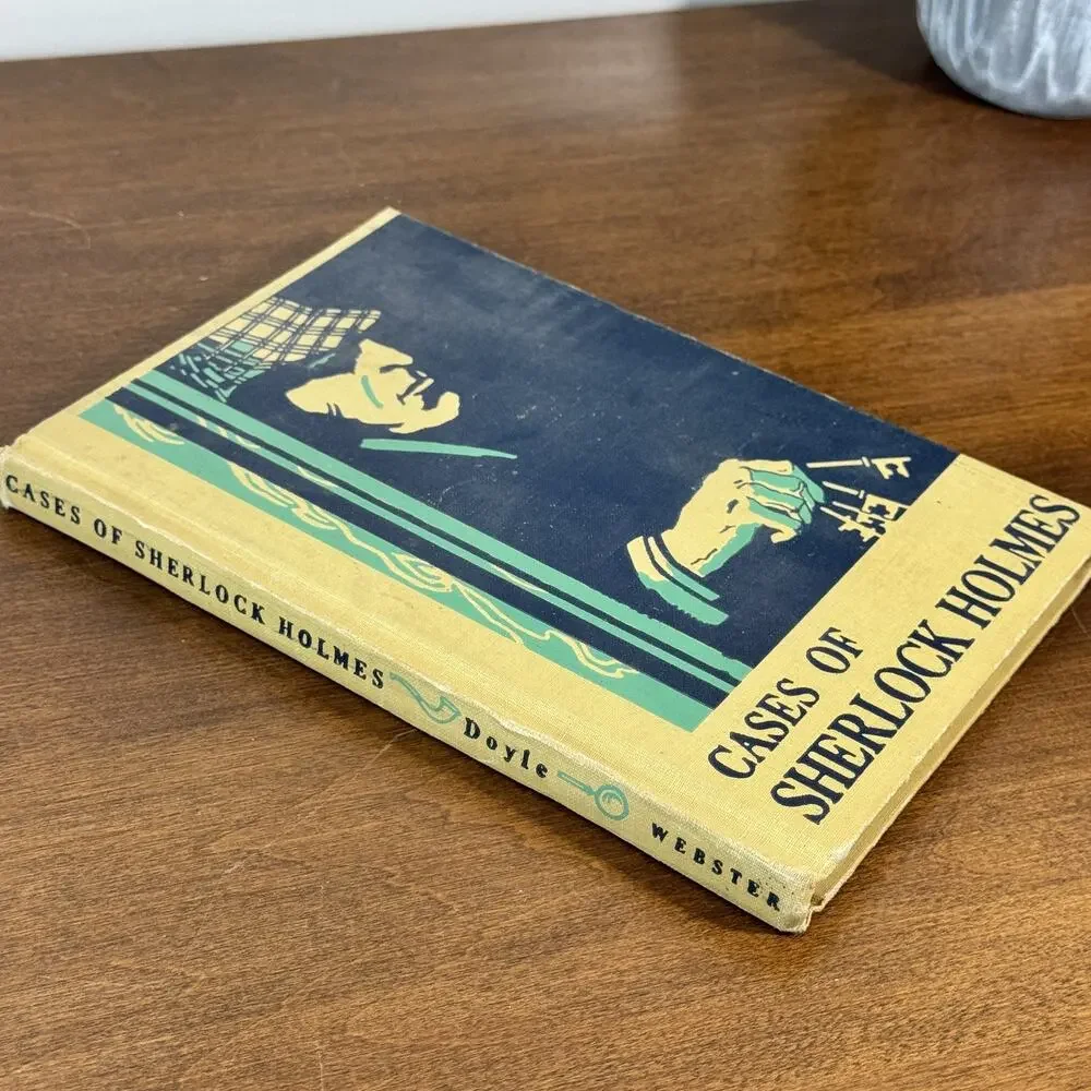 Vintage 1947 Cases of Sherlock Holmes Sir Arthur Conan Doyle Webster Publishing